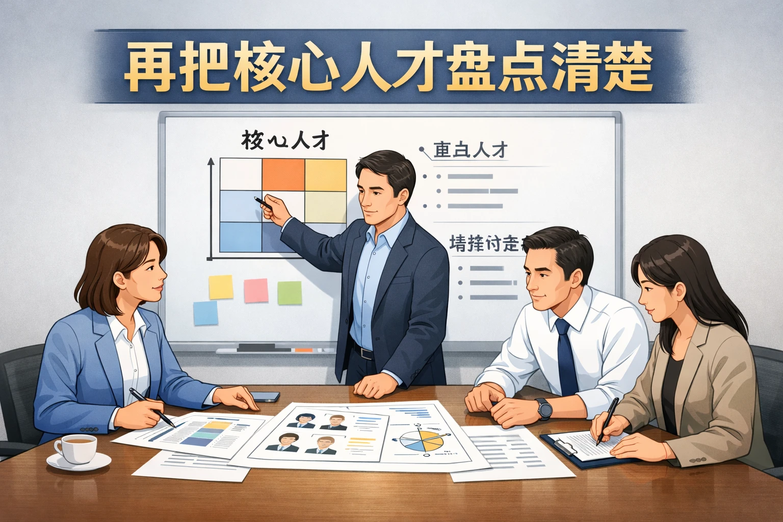 再把核心人才盘点清楚