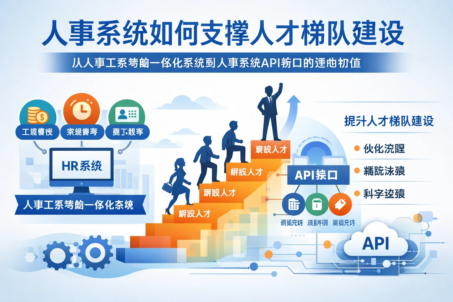 人事系统如何支撑人才梯队建设：从人事工资考勤一体化系统到人事系统API接口的落地价值