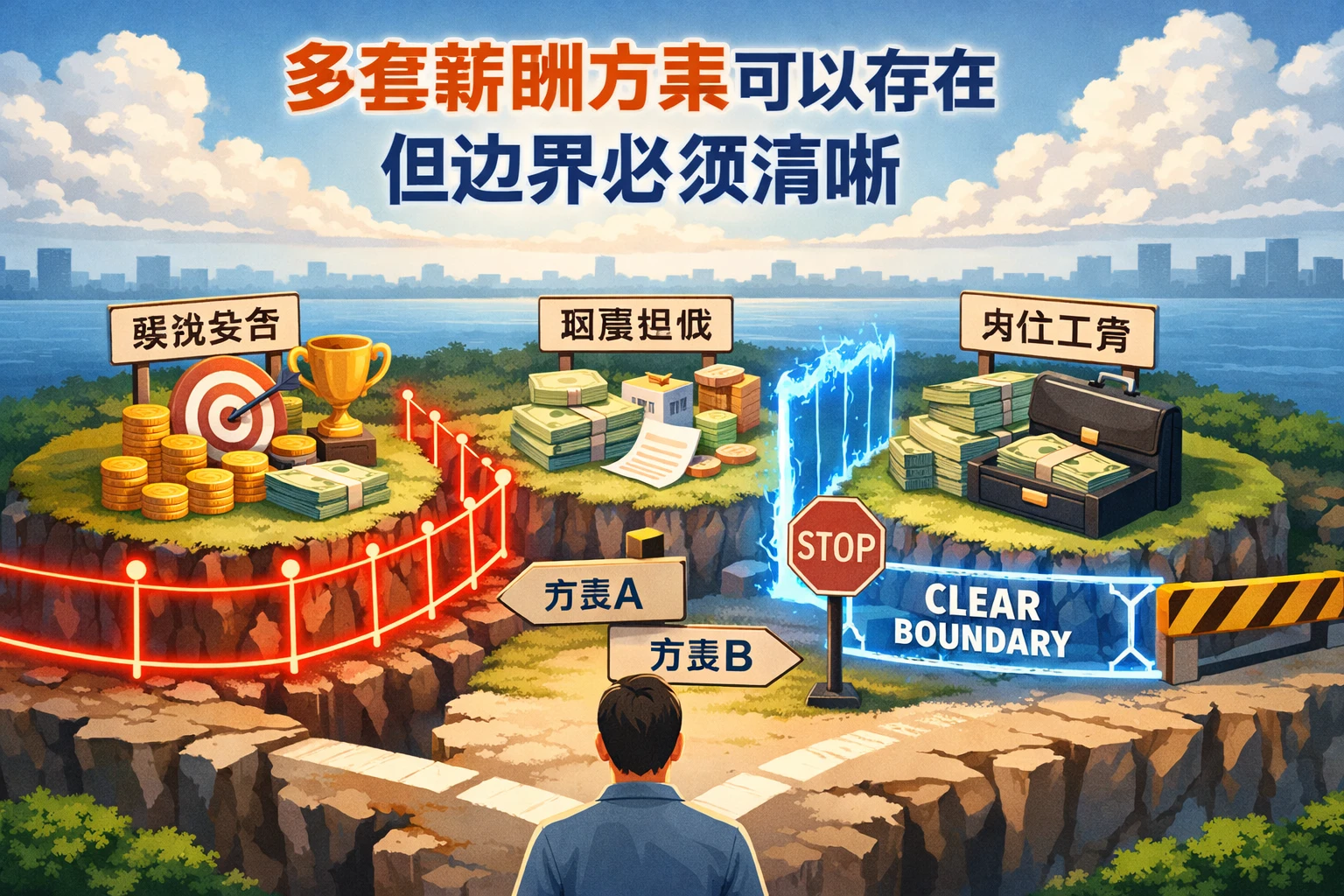 多套薪酬方案可以存在,但边界必须清晰