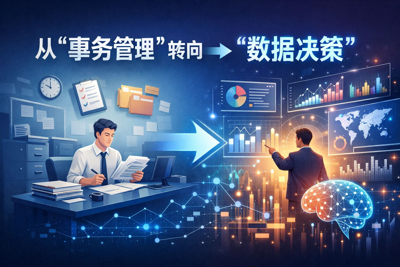 从“事务管理”转向“数据决策”