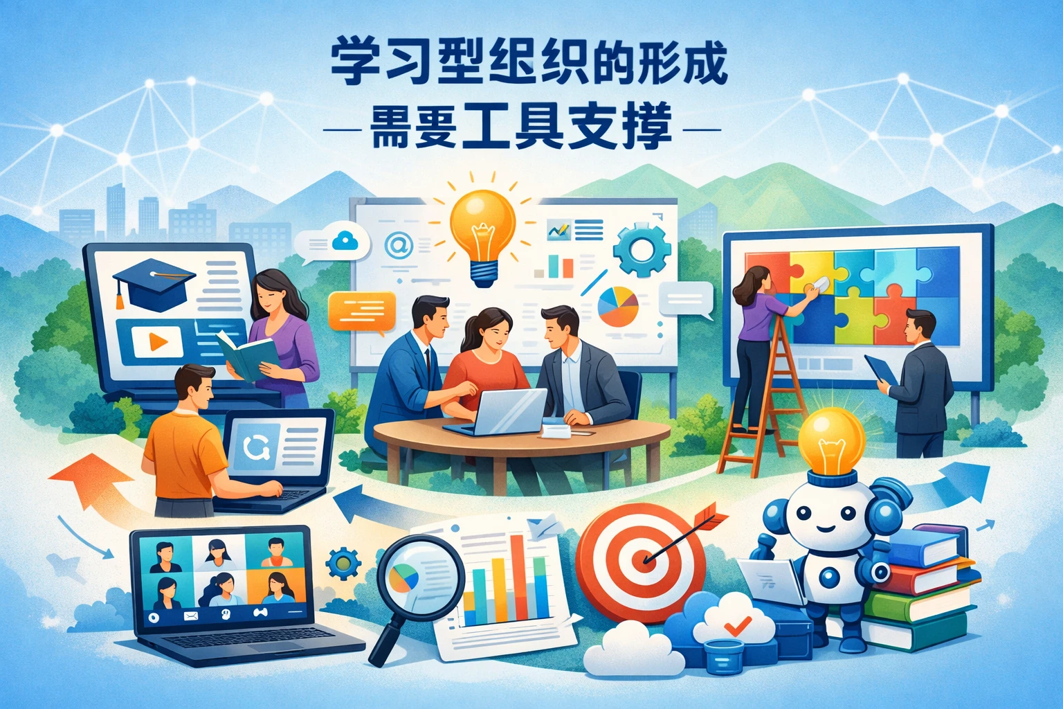 学习型组织的形成，需要工具支撑