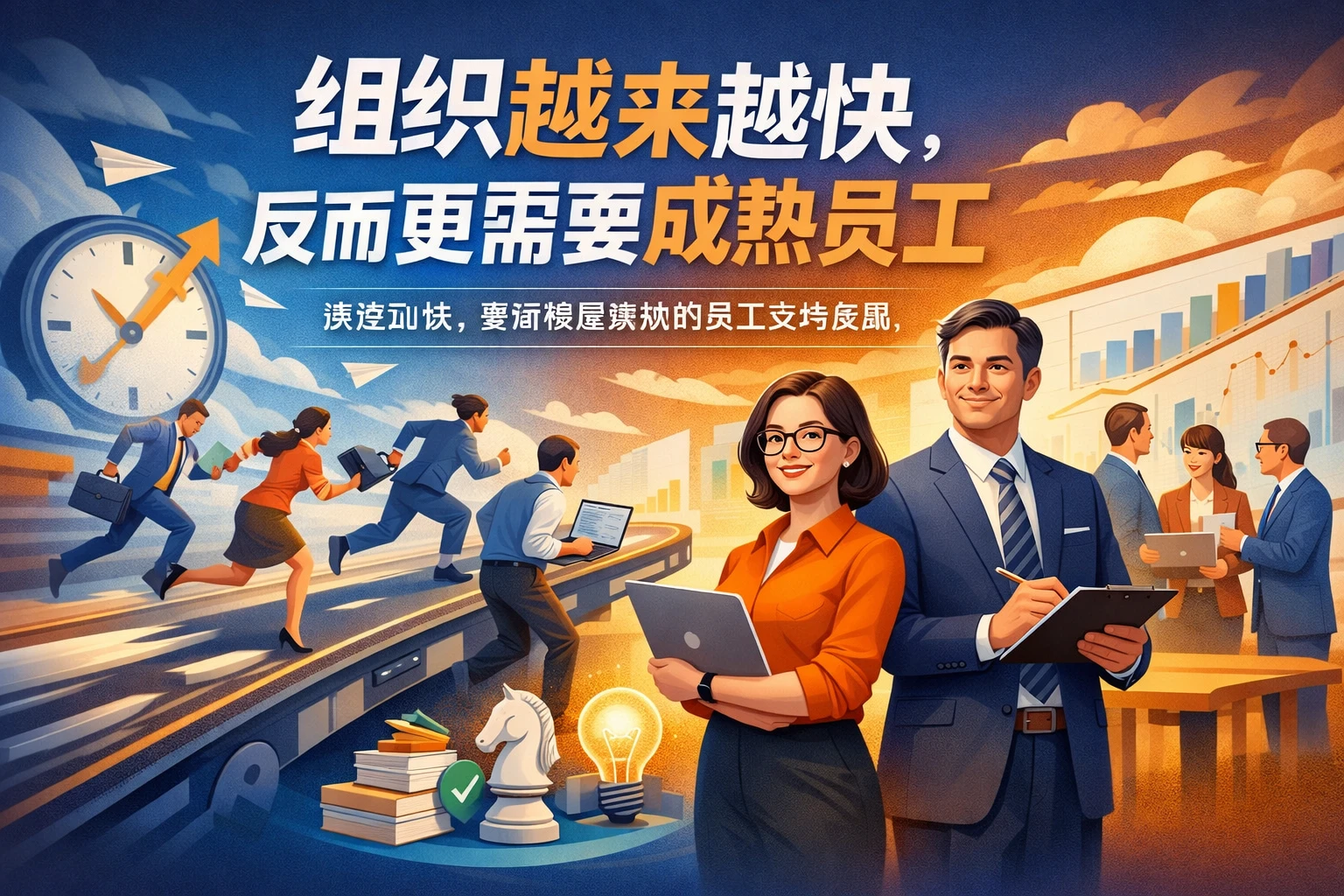 组织越来越快，反而更需要成熟员工