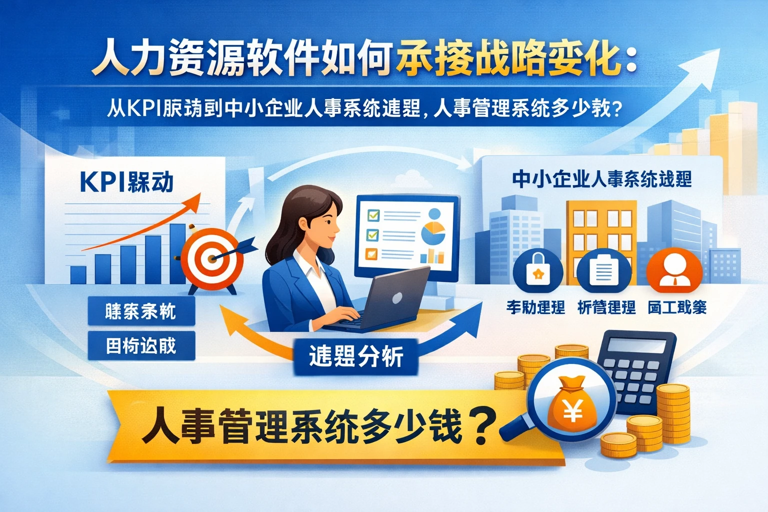 人力资源软件如何承接战略变化:从KPI联动到中小企业人事系统选型,人事管理系统多少钱