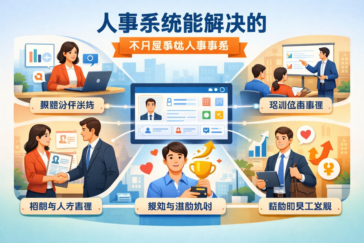 2. 人事系统能解决的，不只是基础人事事务