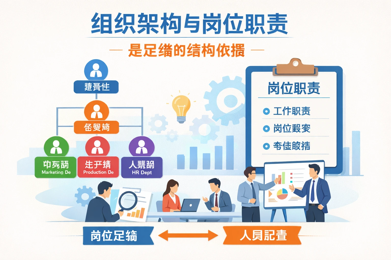 组织架构与岗位职责是定编的结构依据