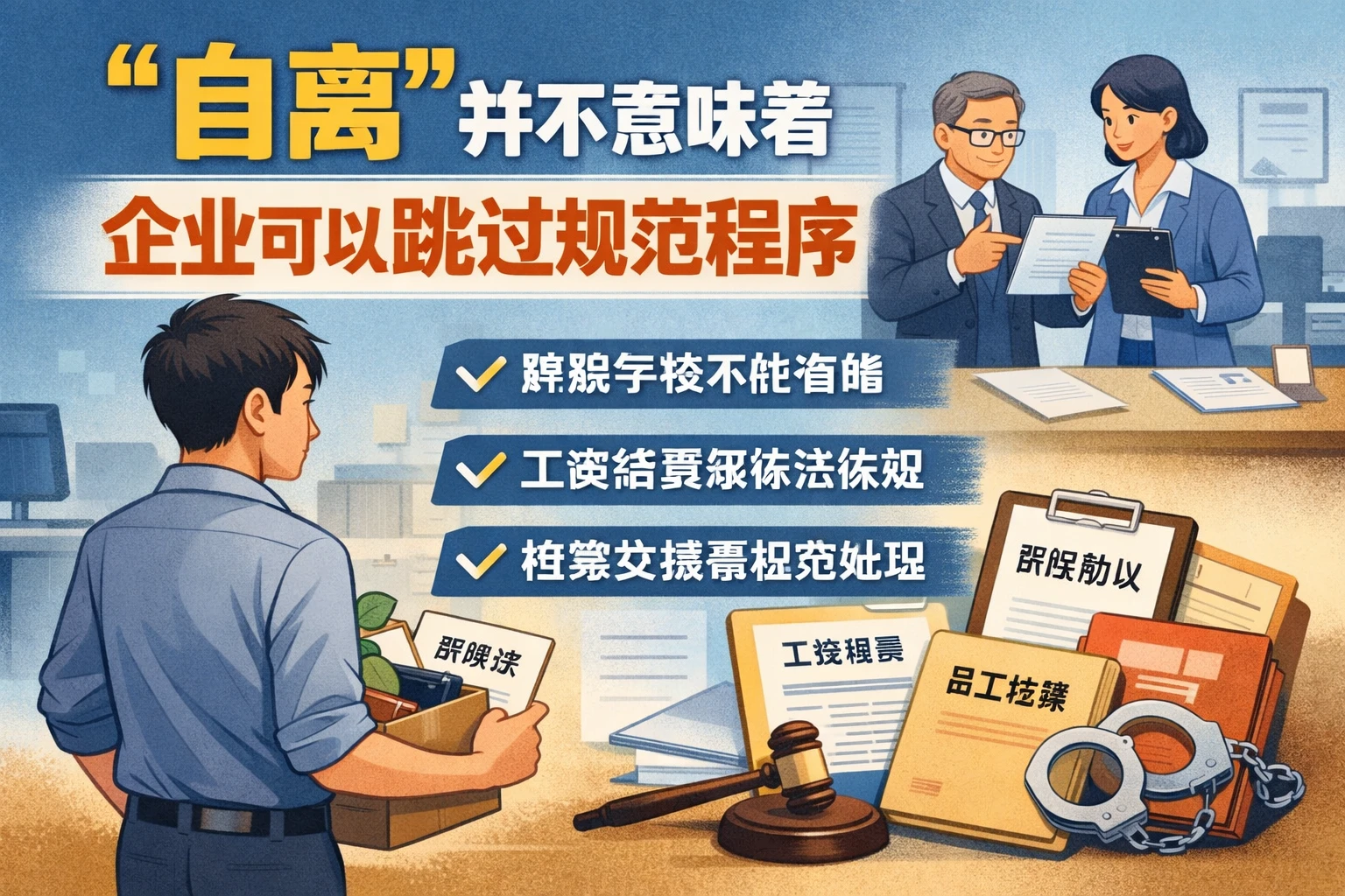 “自离”并不意味着企业可以跳过规范程序