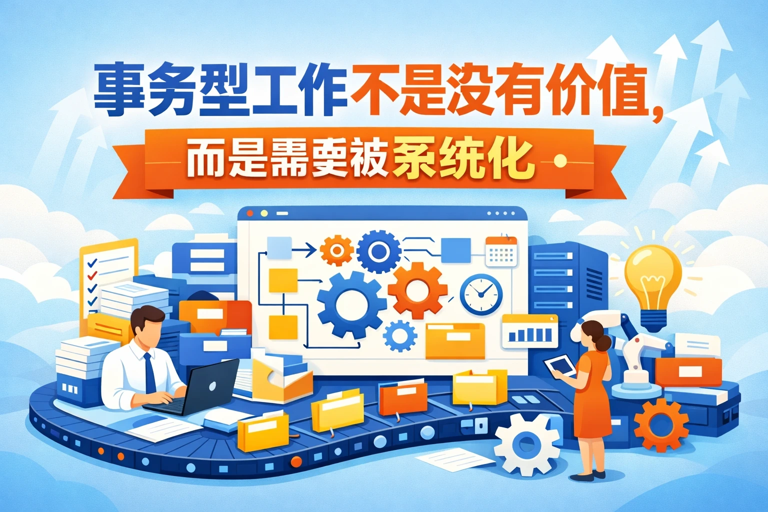 事务型工作不是没有价值,而是需要被系统化