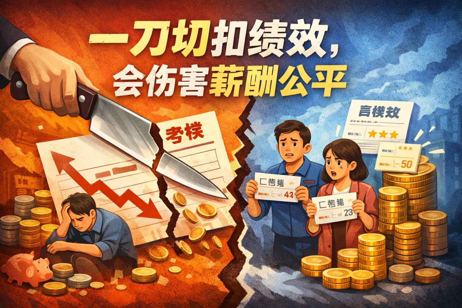 一刀切扣绩效，会伤害薪酬公平