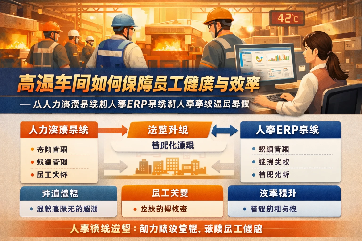 高温车间如何保障员工健康与效率：从人力资源系统到人事ERP系统的人事系统选型思路