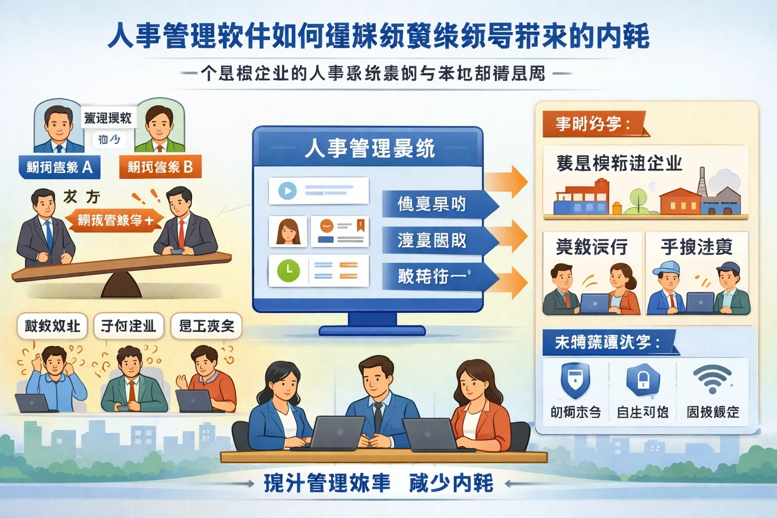 人事管理软件如何缓解频繁换领导带来的内耗：一个县域企业的人事系统案例与本地部署思路