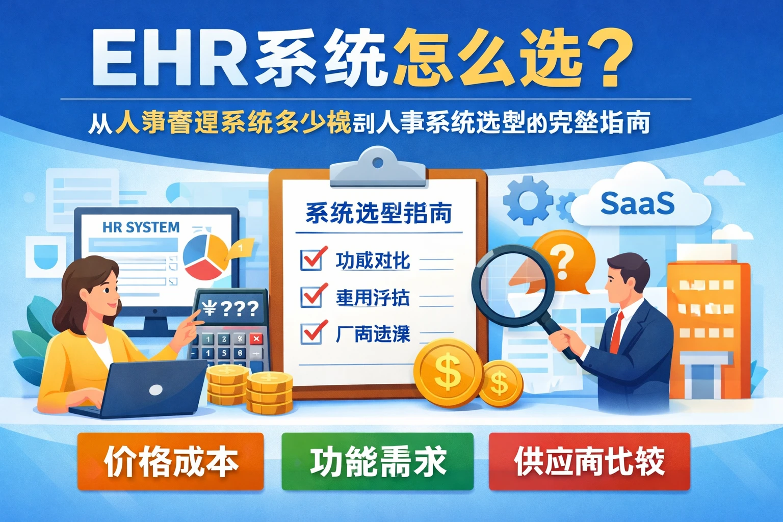 ehr系统怎么选？从人事管理系统多少钱到人事系统选型的完整指南