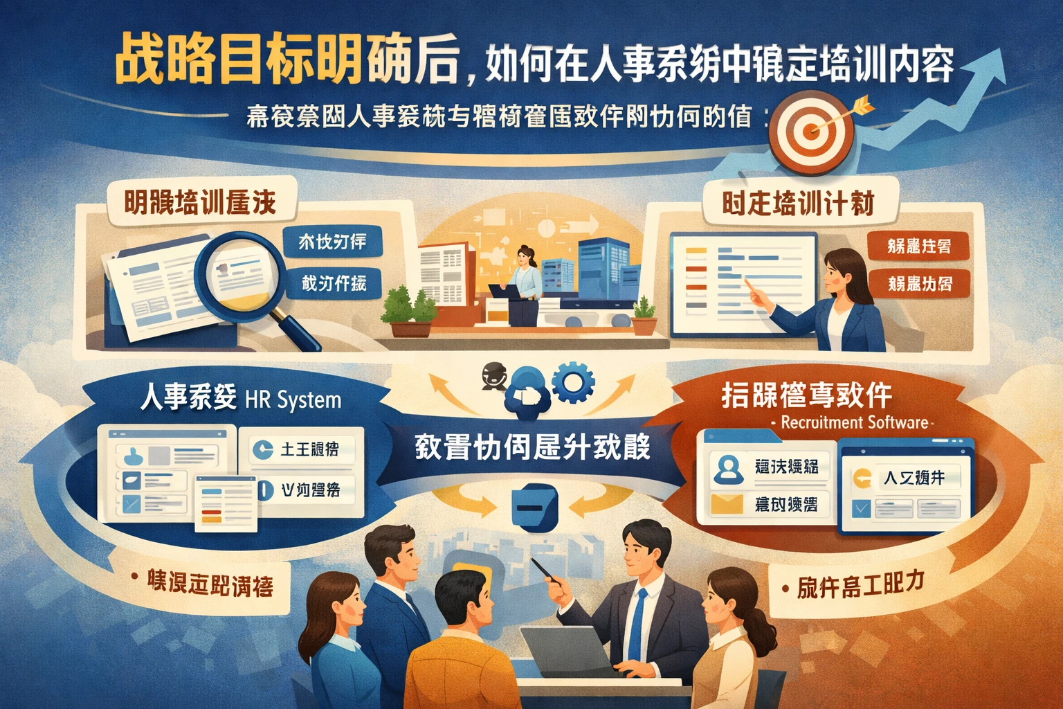 战略目标明确后，如何在人事系统中确定培训内容：兼谈集团人事系统与招聘管理软件的协同价值