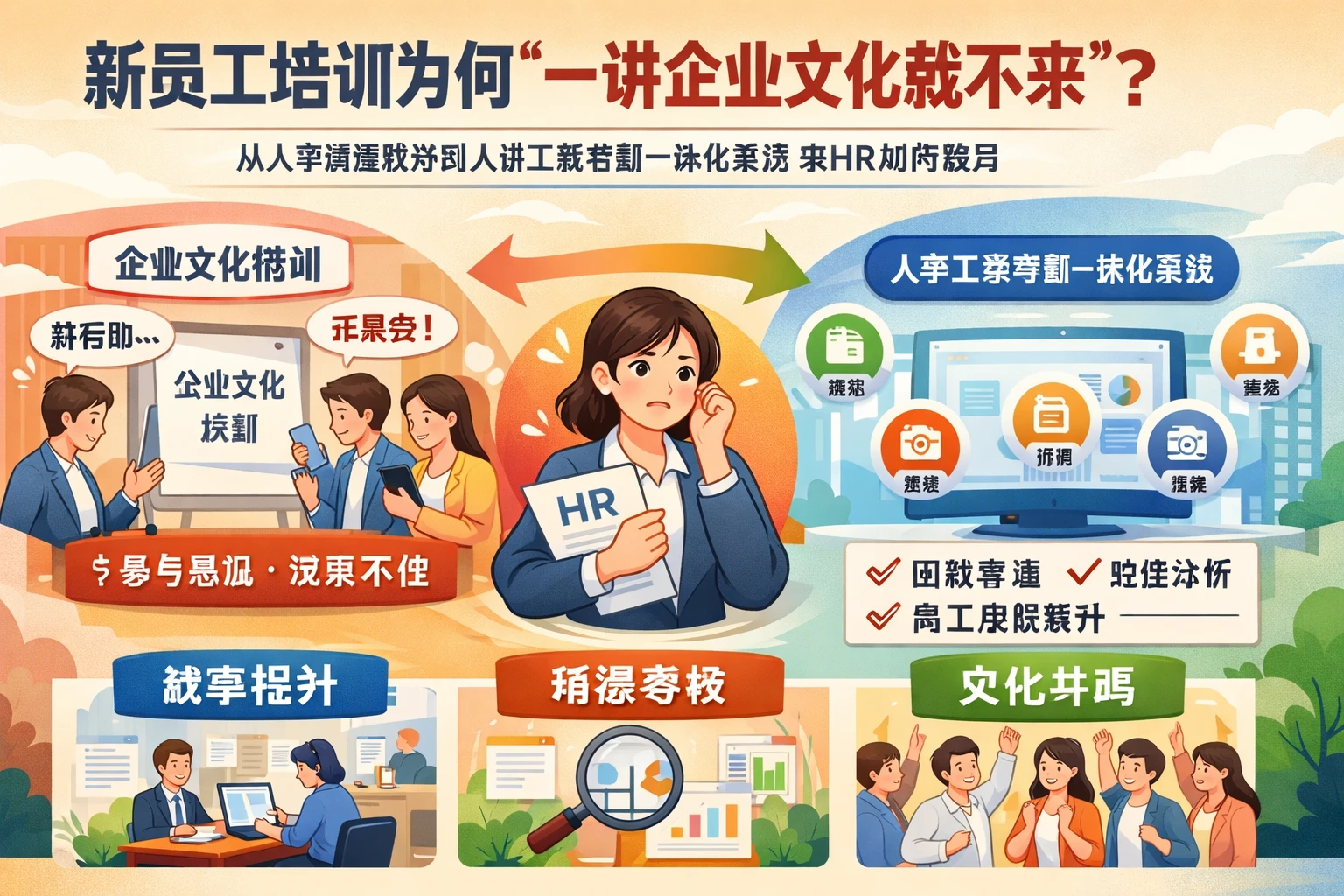 新员工培训为何“一讲企业文化就不来”？从人事管理软件到人事工资考勤一体化系统看HR如何破局