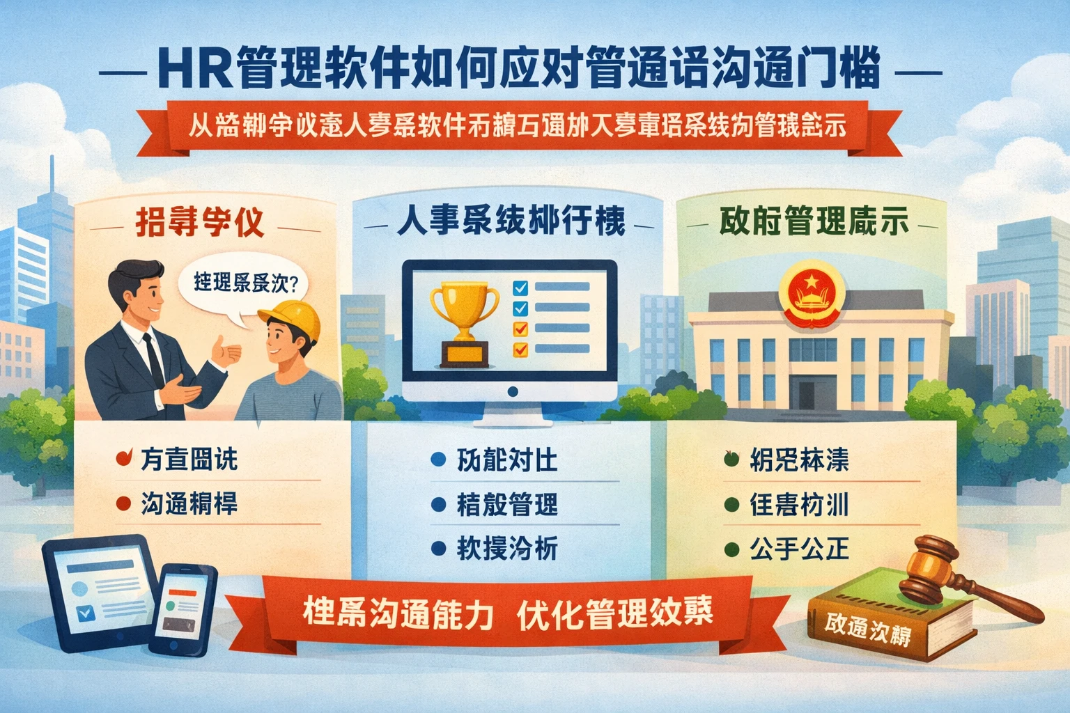HR管理软件如何应对普通话沟通门槛：从招聘争议看人事系统排行榜与政府人事管理系统的管理启示