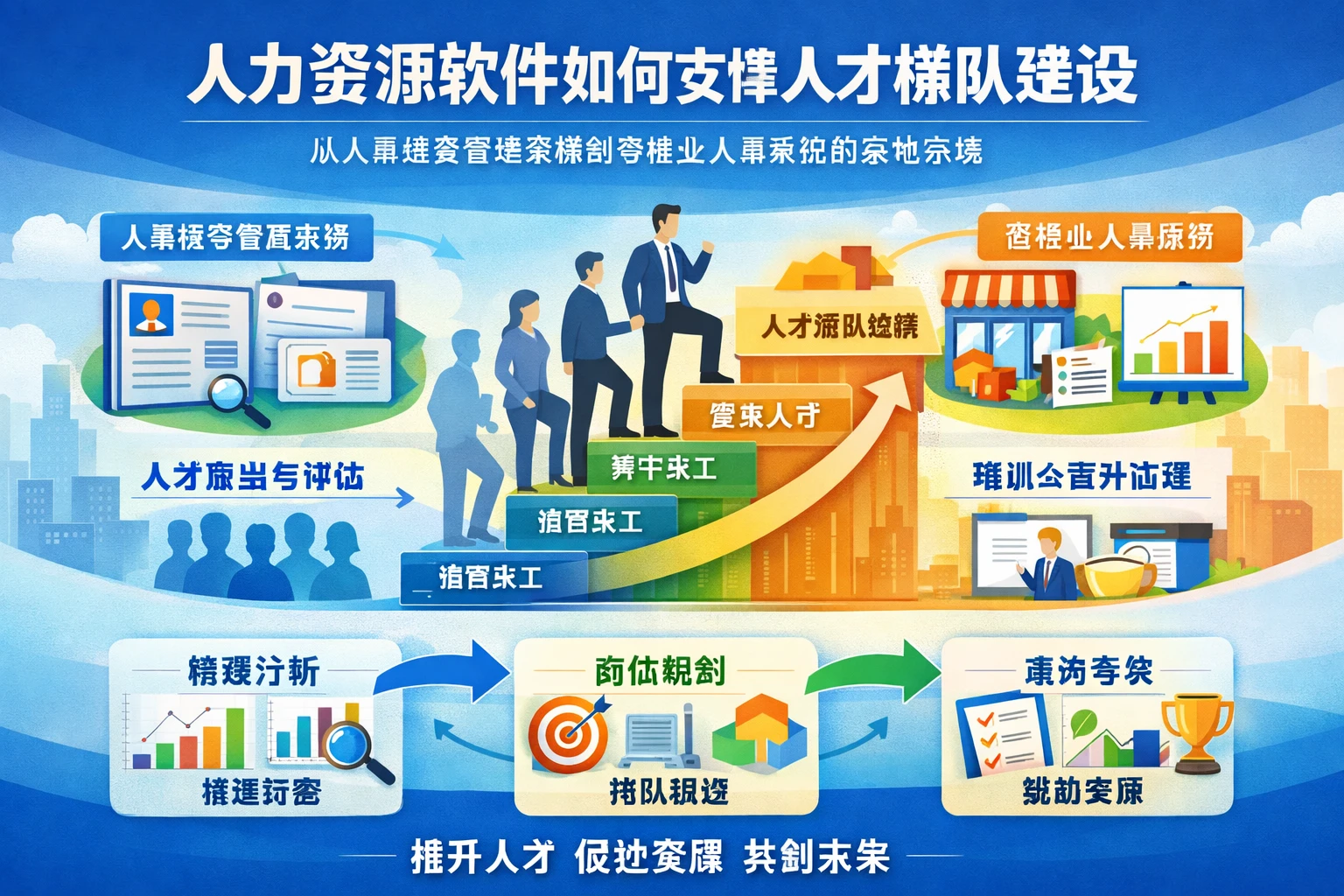 人力资源软件如何支撑人才梯队建设：从人事档案管理系统到零售业人事系统的落地实践