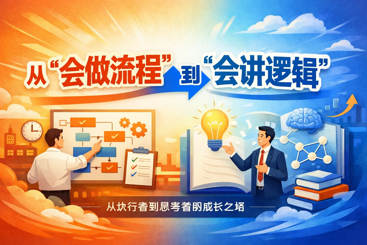 从“会做流程”到“会讲逻辑”