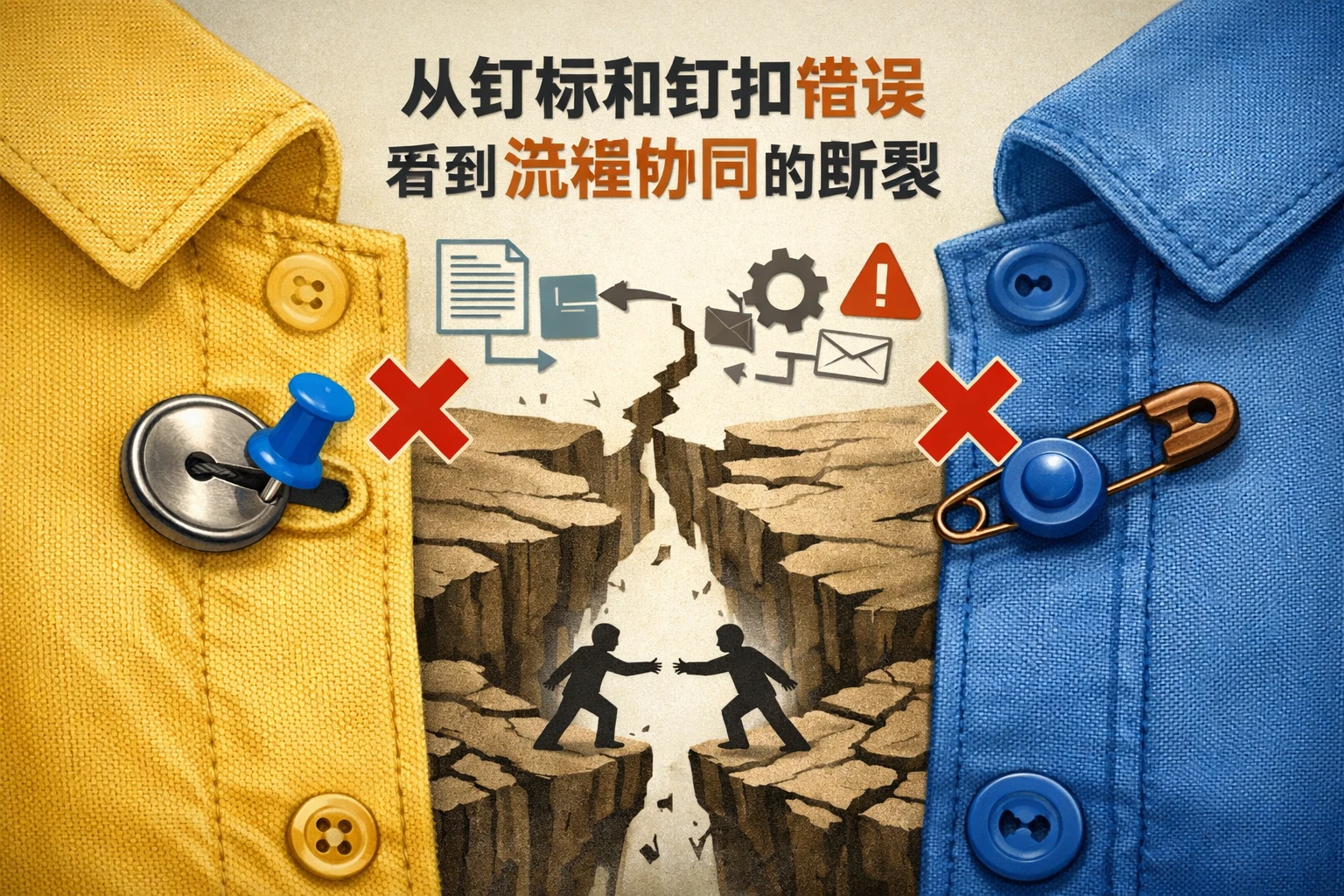 从钉标和钉扣错误，看到流程协同的断裂