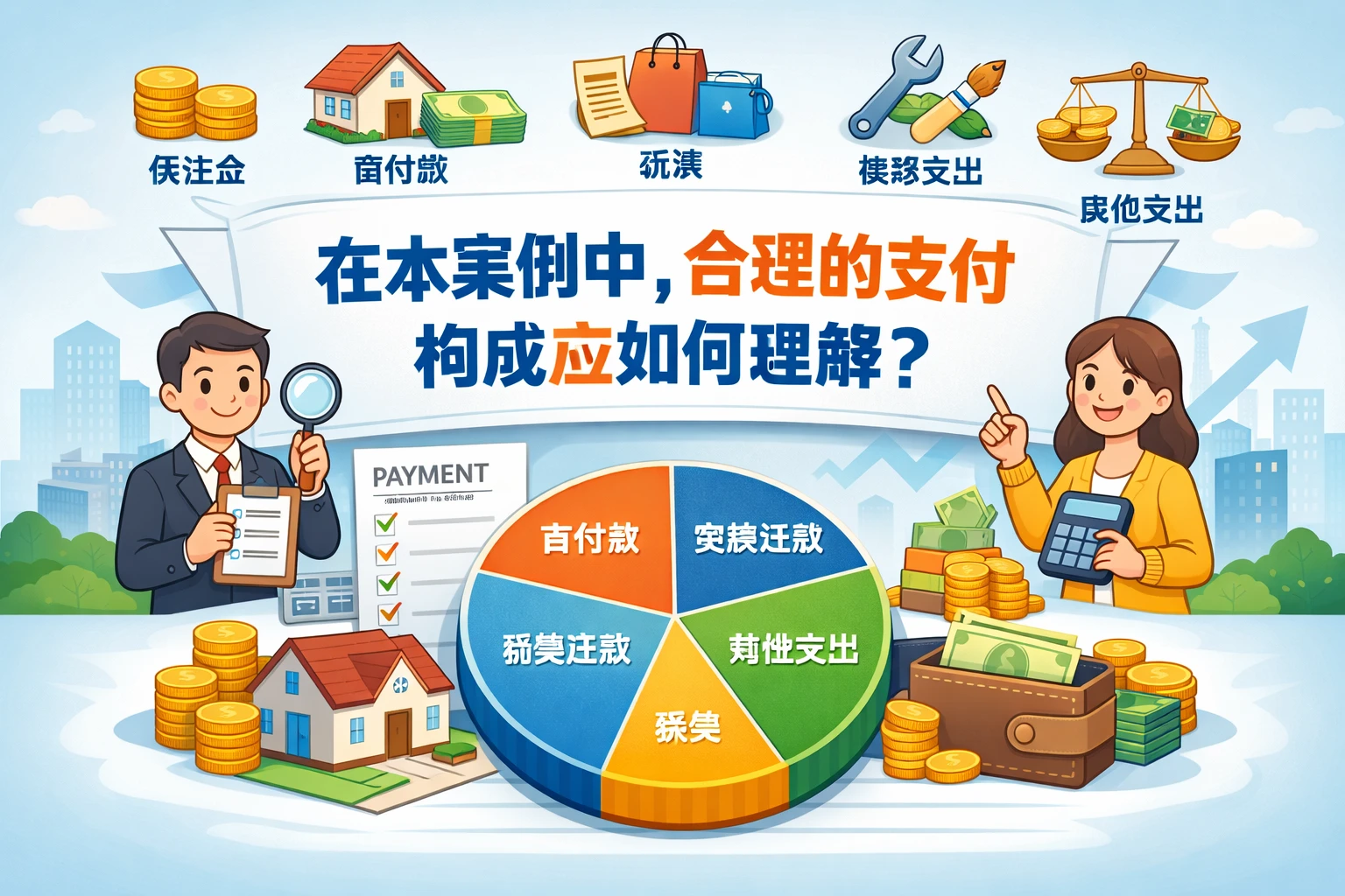 在本案例中，合理的支付构成应如何理解