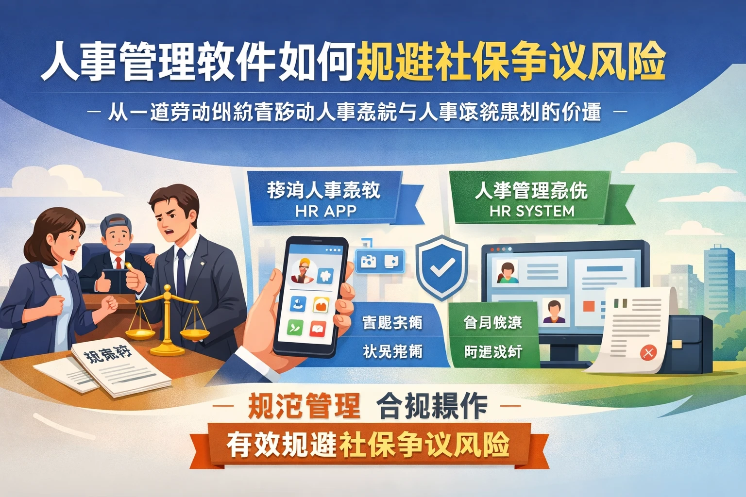 人事管理软件如何规避社保争议风险：从一道劳动纠纷看移动人事系统与人事系统案例的价值