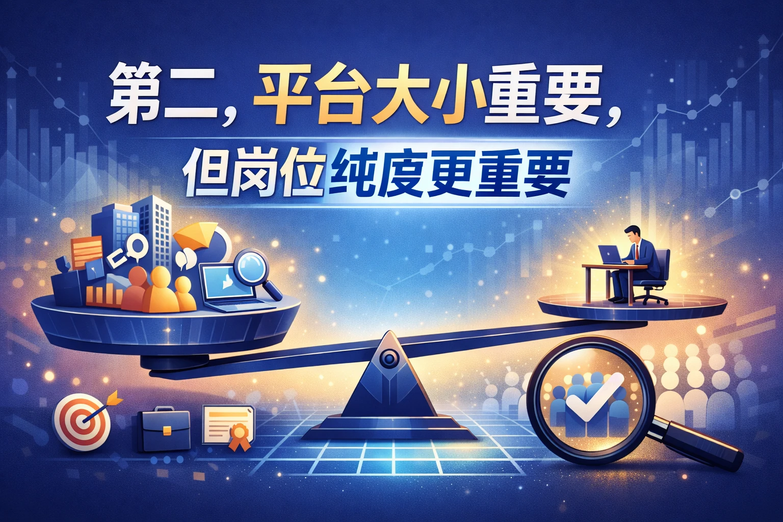 第二,平台大小重要,但岗位纯度更重要