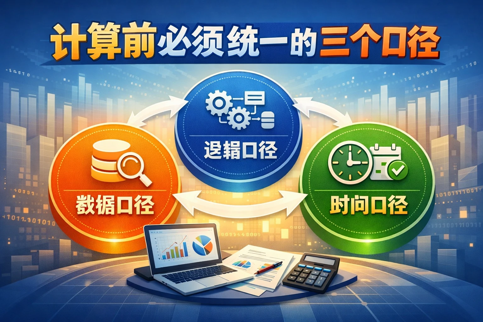 计算前必须统一的三个口径