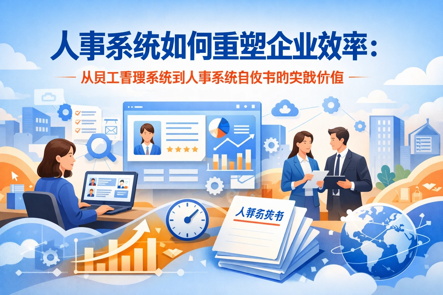人事系统如何重塑企业效率：从员工管理系统到人事系统白皮书的实践价值