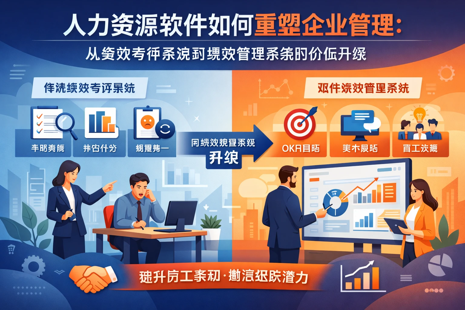 人力资源软件如何重塑企业管理：从绩效考评系统到绩效管理系统的价值升级