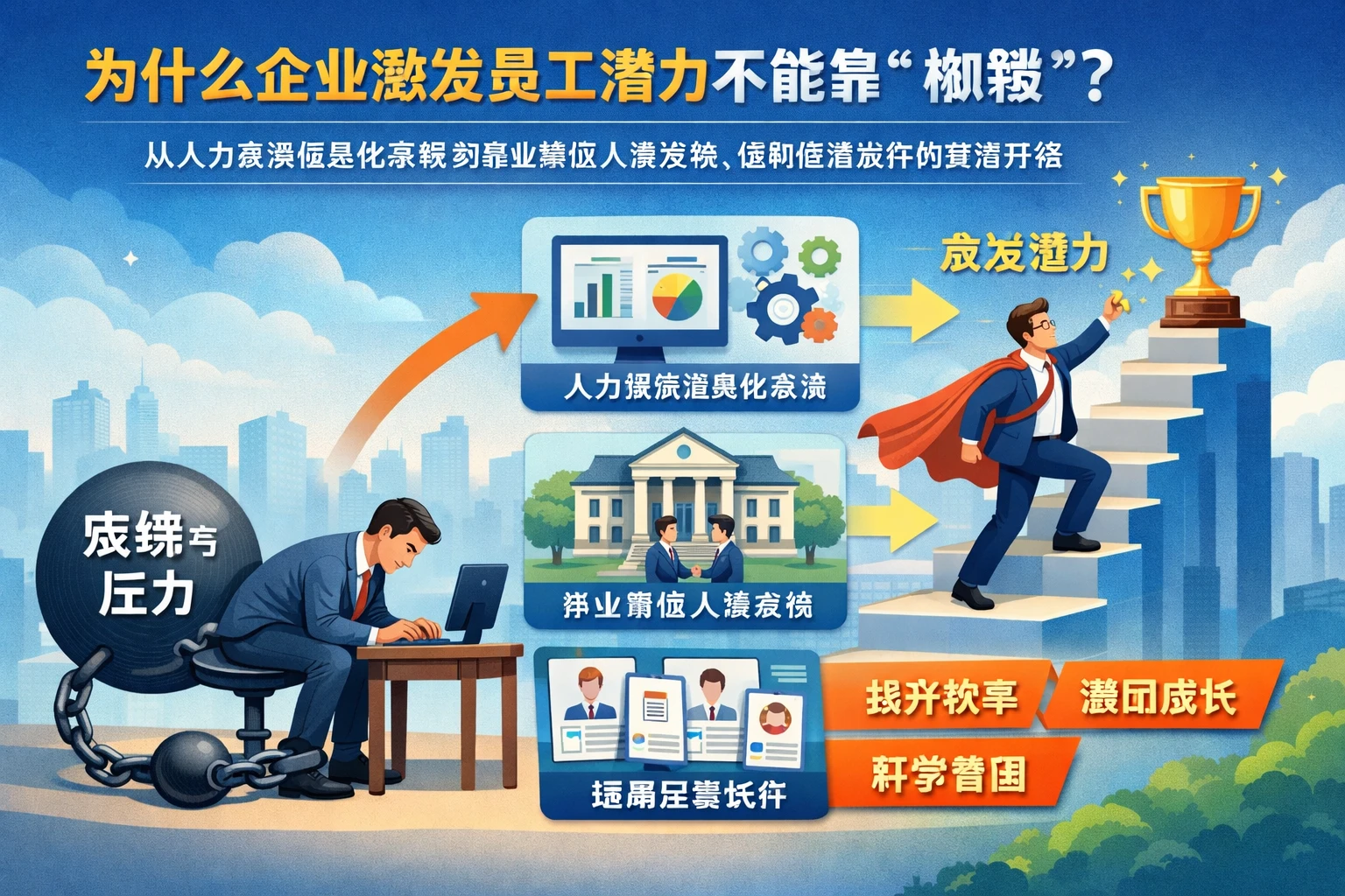 为什么企业激发员工潜力不能靠“枷锁”？从人力资源信息化系统到事业单位人事系统、招聘管理软件的管理升级