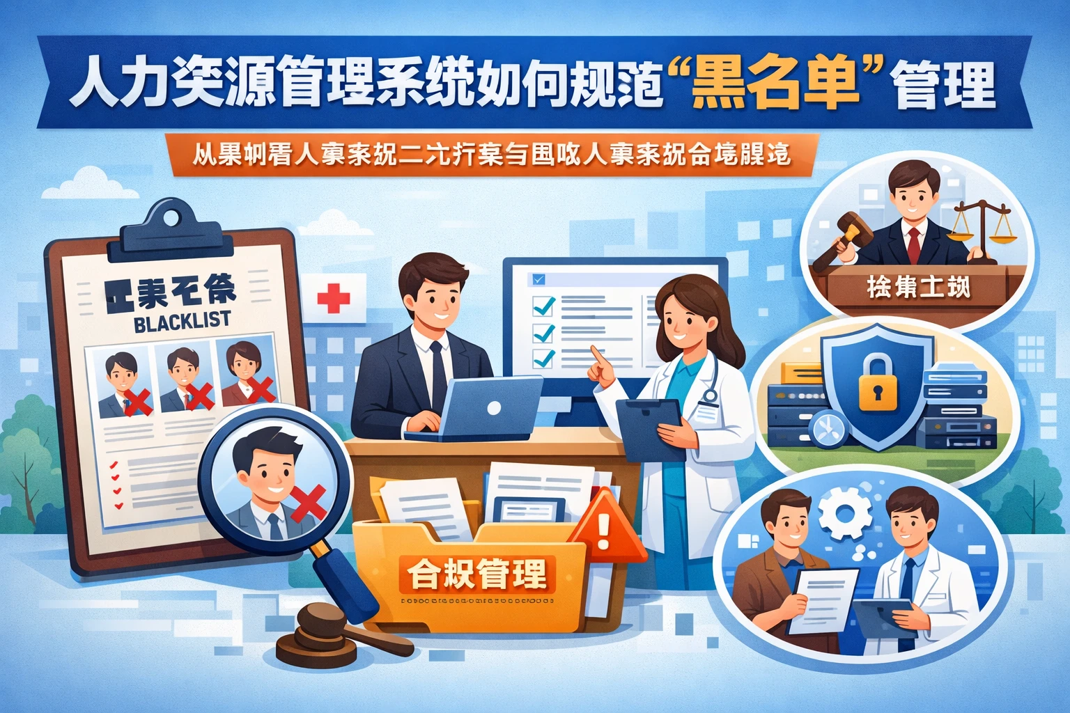 人力资源管理系统如何规范“黑名单”管理：从案例看人事系统二次开发与医院人事系统合规建设