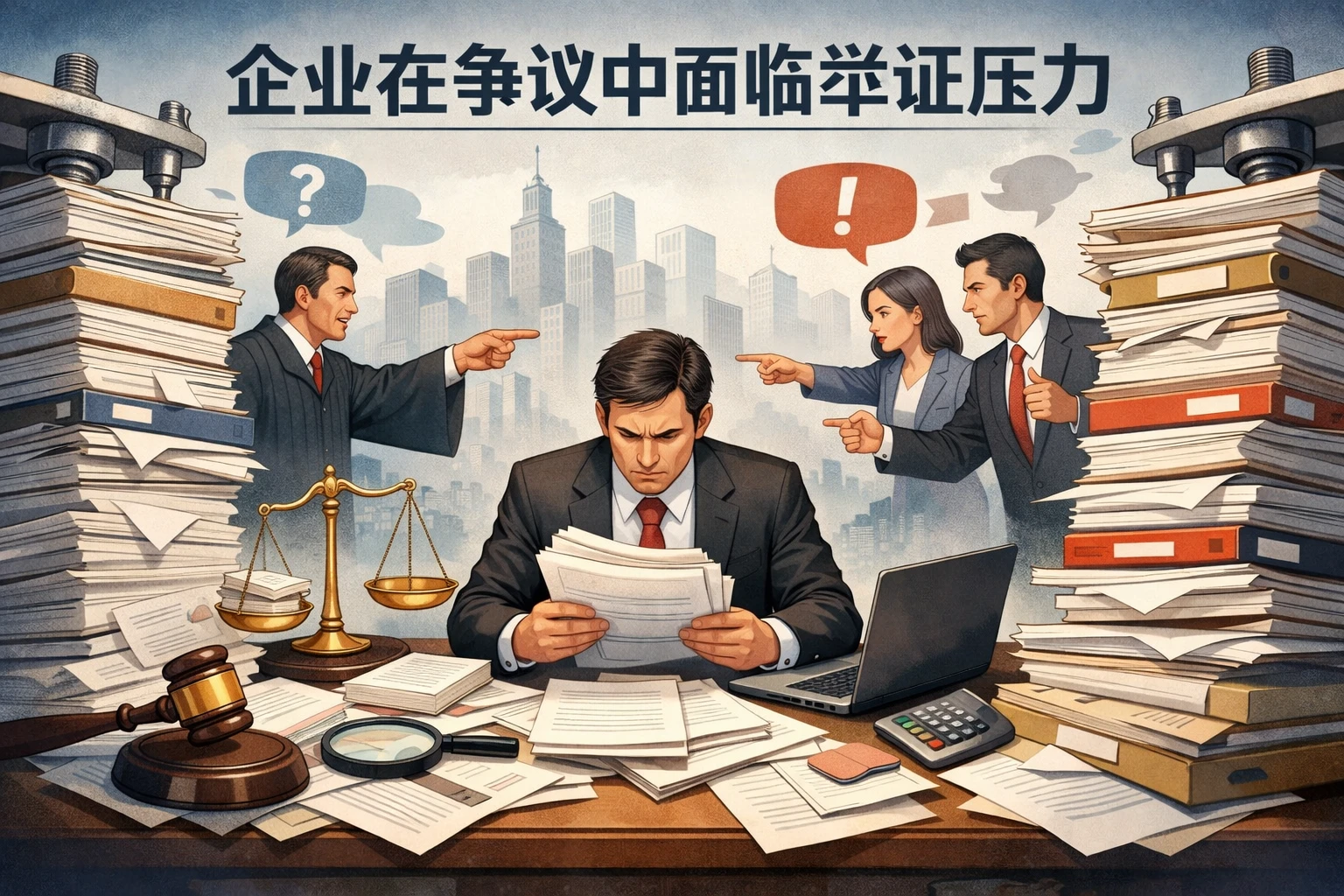 企业在争议中面临举证压力