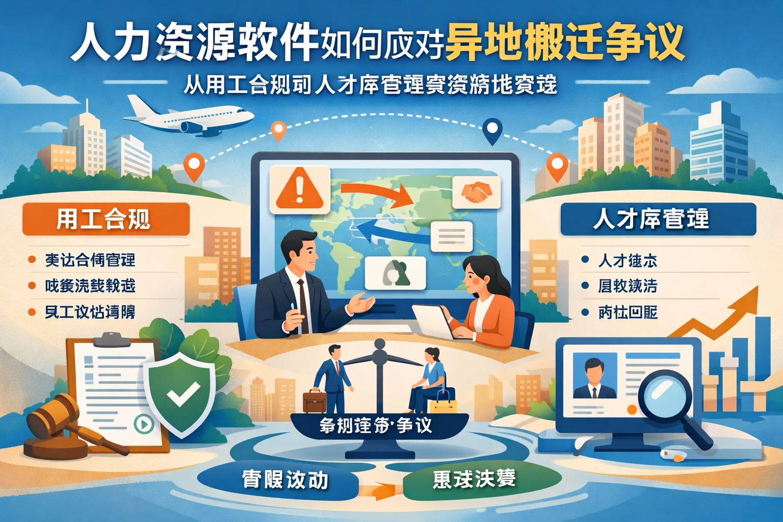 人力资源软件如何应对异地搬迁争议：从用工合规到人才库管理系统落地实践
