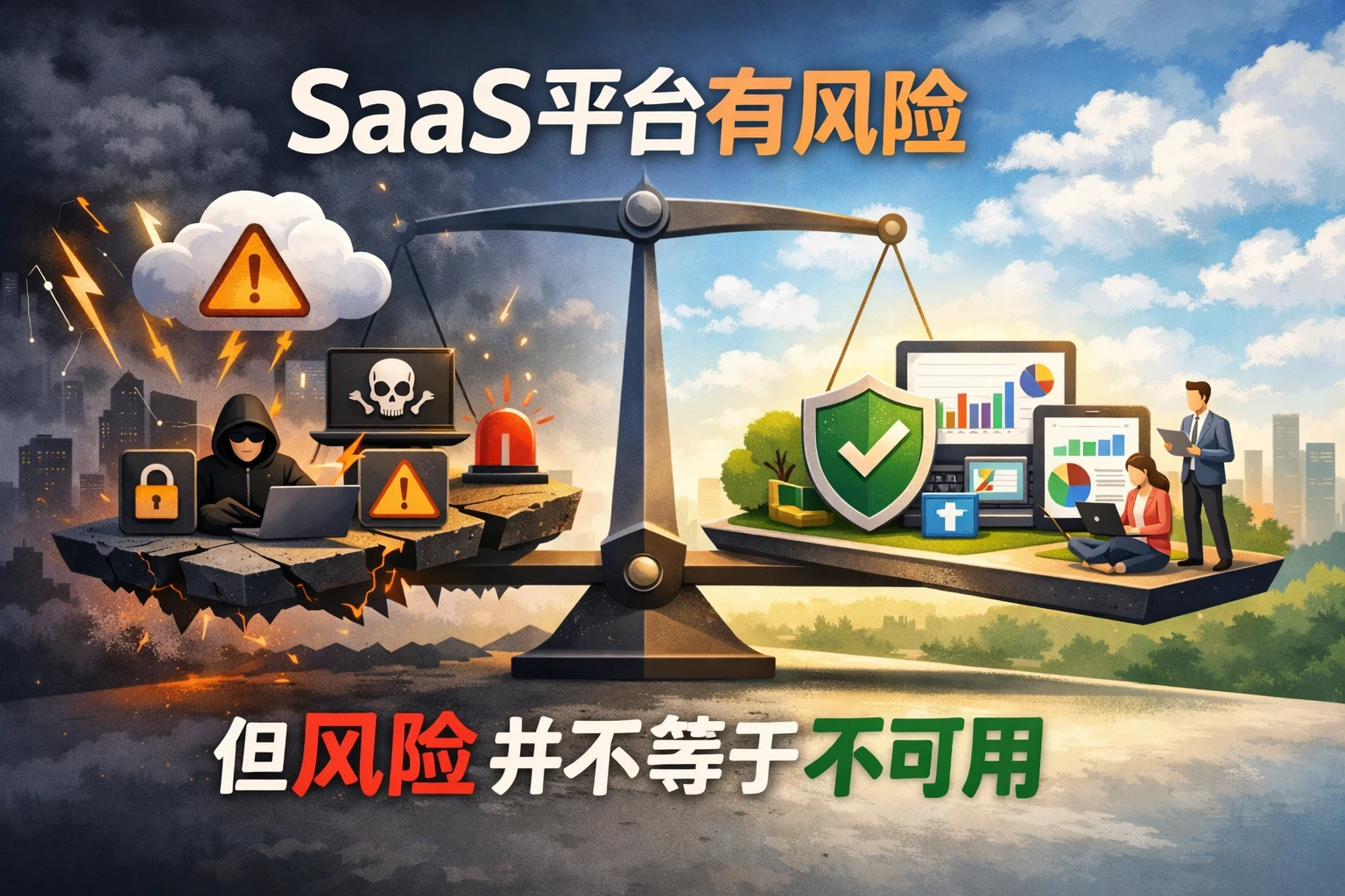 SaaS平台有风险，但风险并不等于不可用