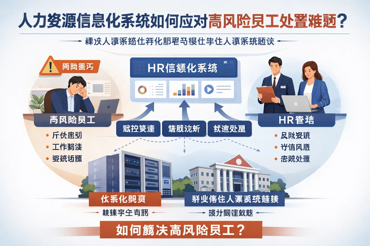 人力资源信息化系统如何应对高风险员工处置难题：兼谈人事系统私有化部署与事业单位人事系统建设