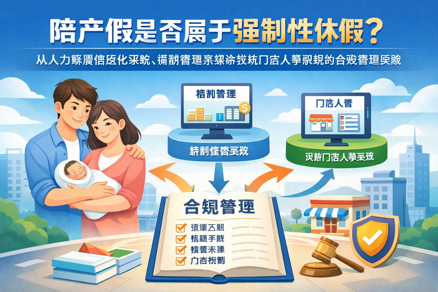 陪产假是否属于强制性休假?从人力资源信息化系统、薪酬管理系统到连锁门店人事系统的合规管理实践