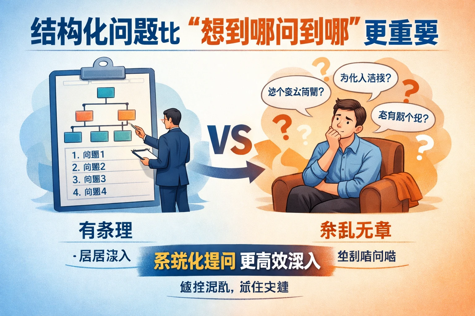 结构化问题比“想到哪问到哪”更重要