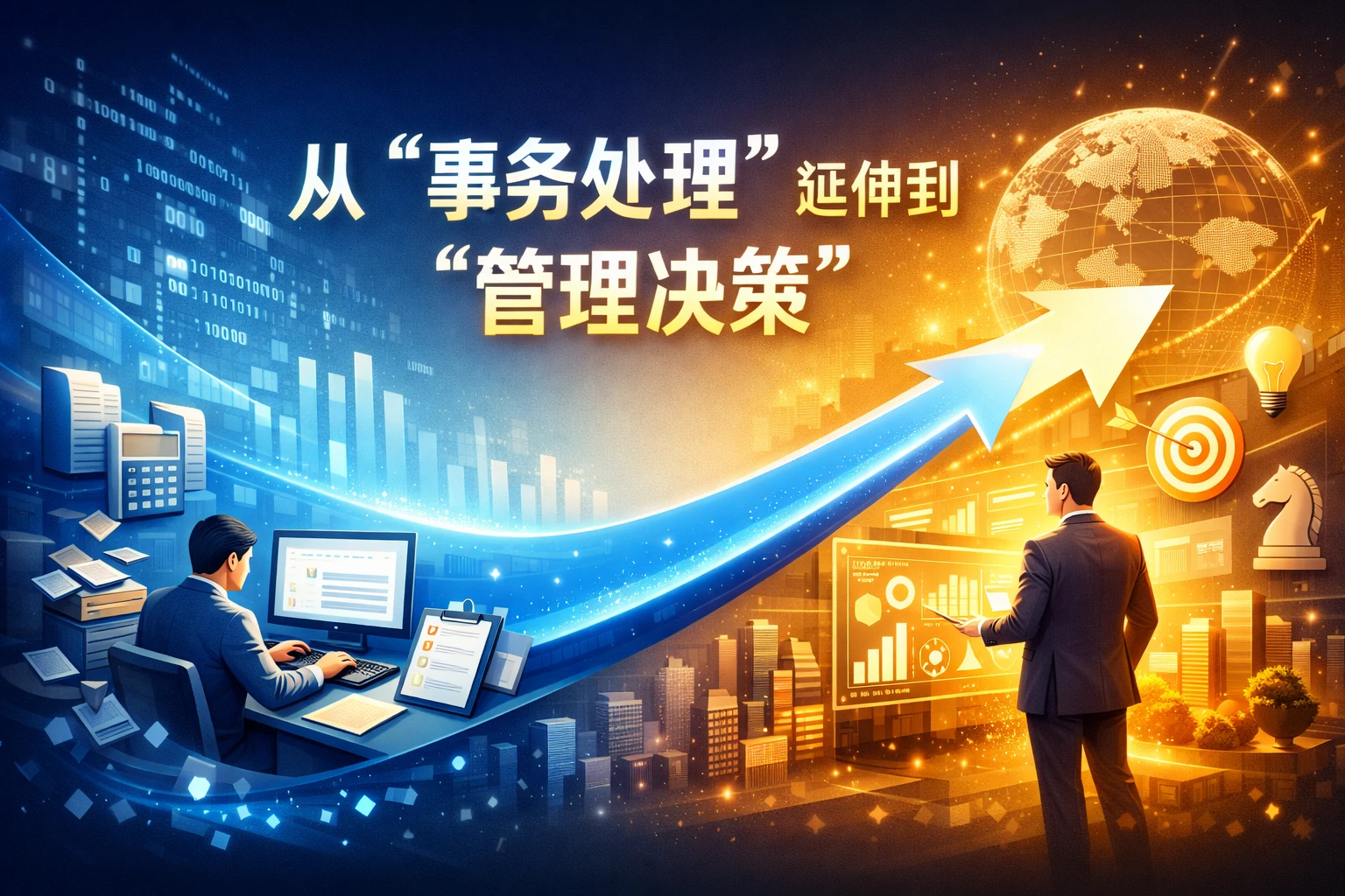 从“事务处理”延伸到“管理决策”