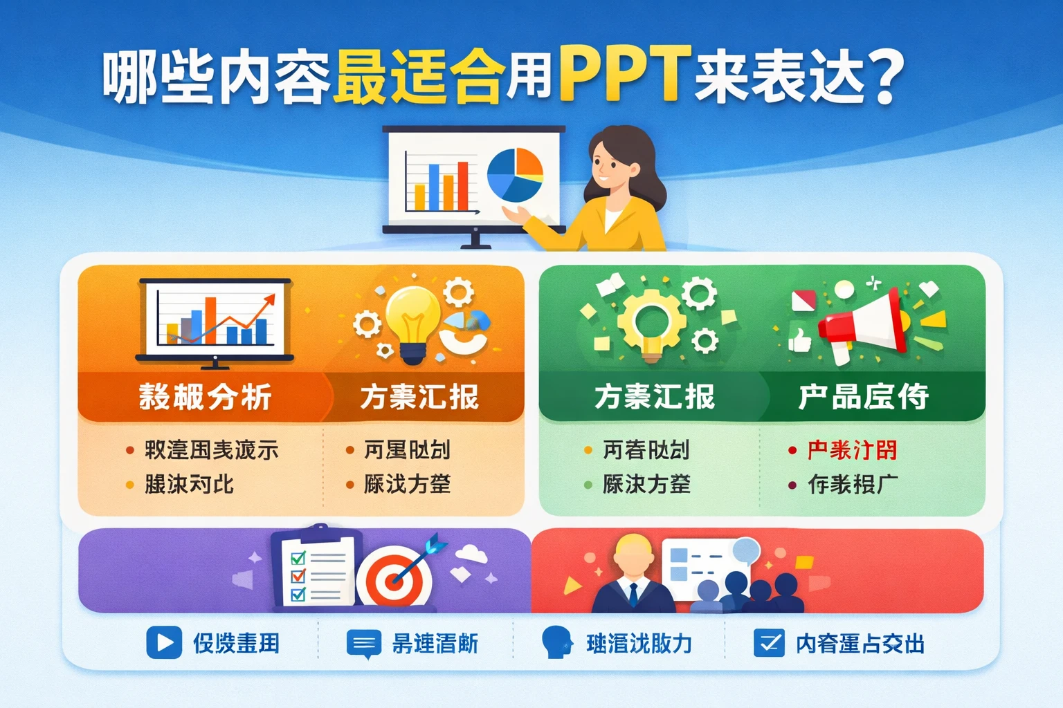 哪些内容最适合用PPT来表达