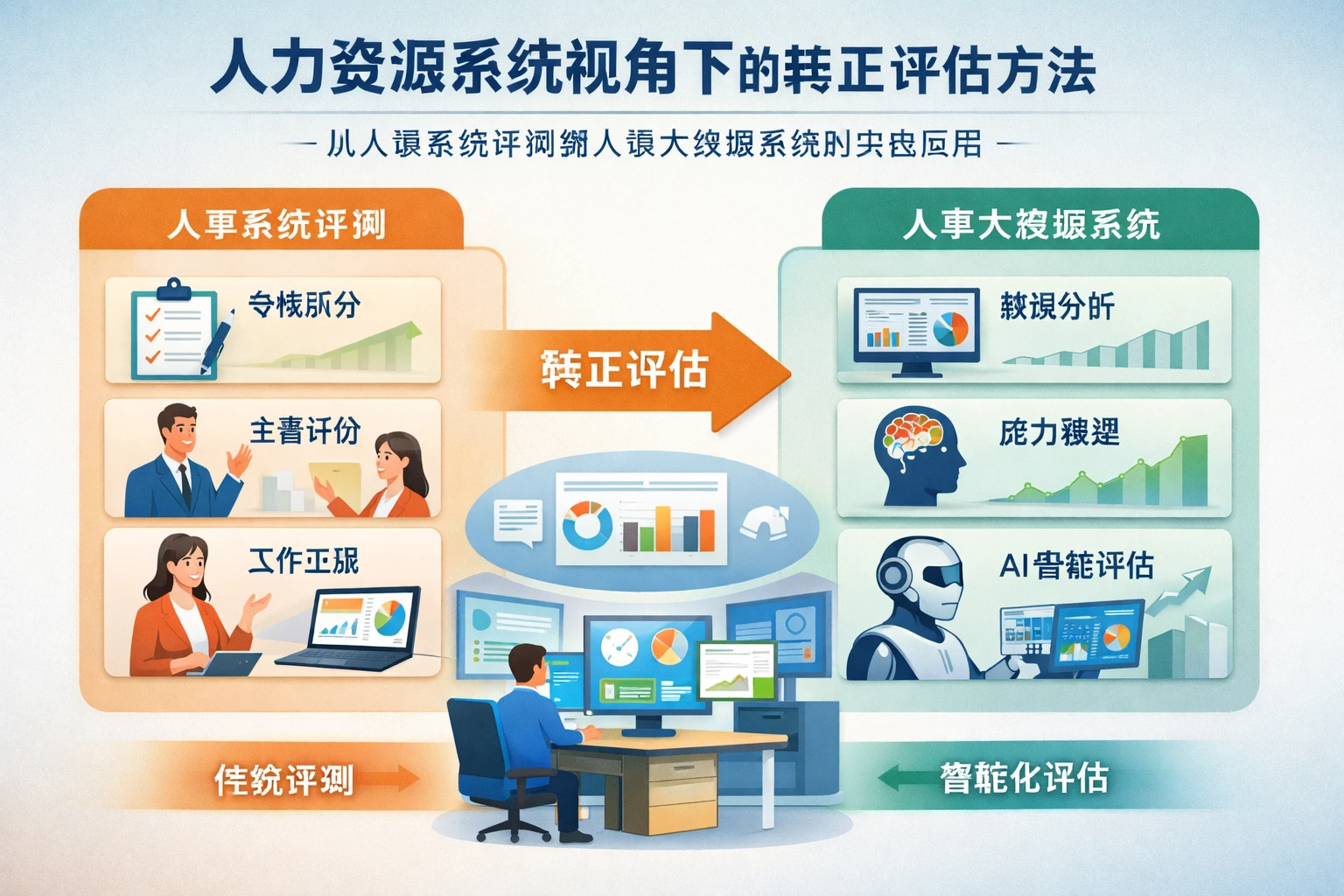 人力资源系统视角下的转正评估方法：从人事系统评测到人事大数据系统的实践应用