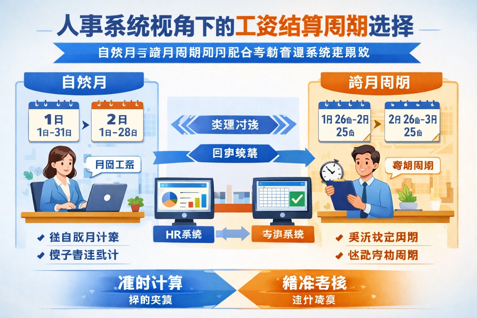 人事系统视角下的工资结算周期选择：自然月与跨月周期如何配合考勤管理系统更高效