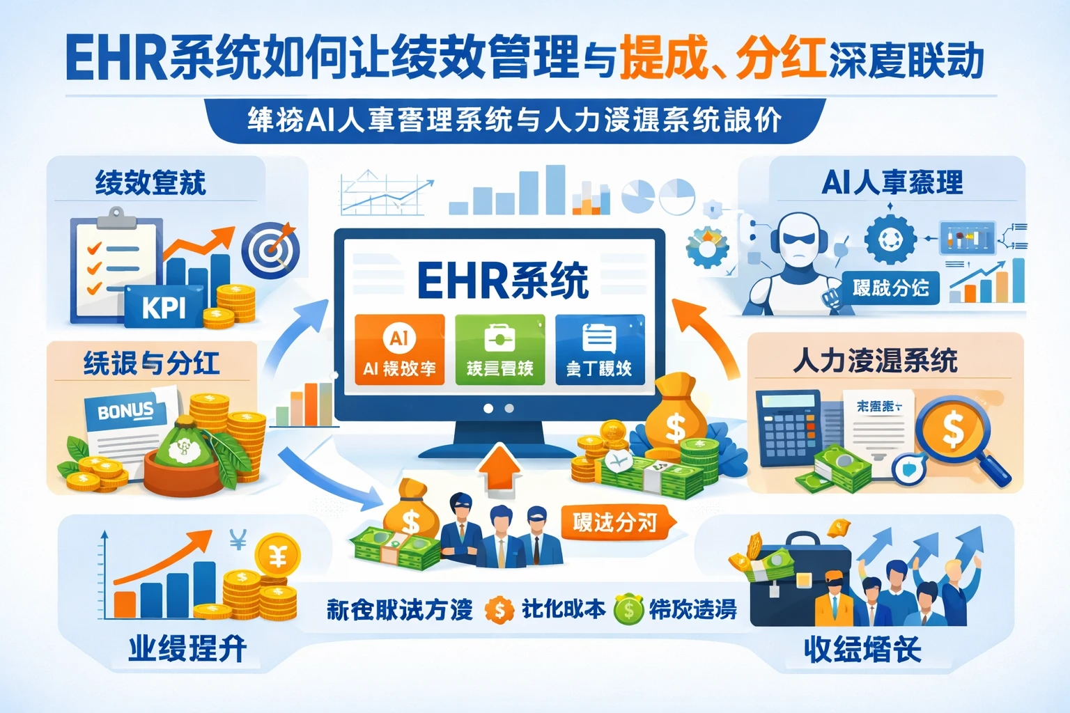 ehr系统如何让绩效管理与提成、分红深度联动：兼谈AI人事管理系统与人力资源系统报价