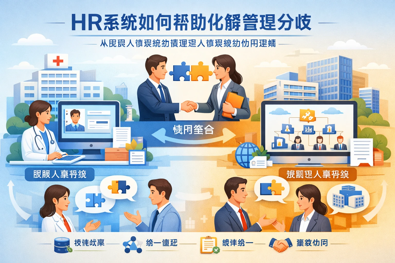HR系统如何帮助化解管理分歧:从医院人事系统到集团型人事系统的协同逻辑