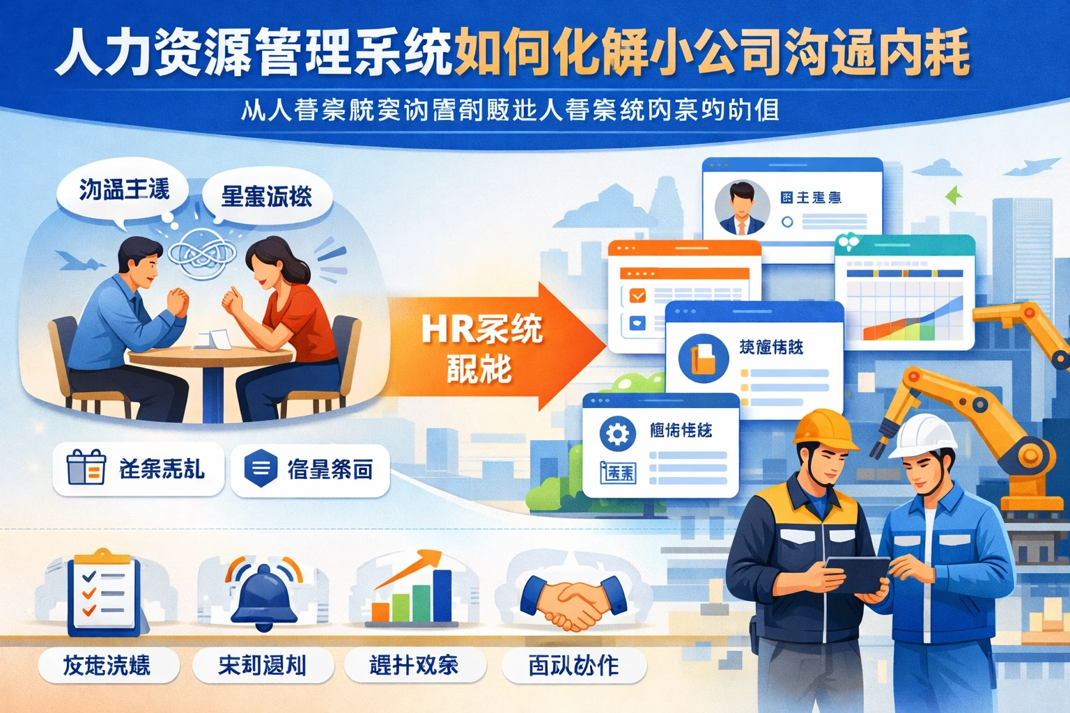 人力资源管理系统如何化解小公司沟通内耗:从人事系统案例看制造业人事系统的落地价值
