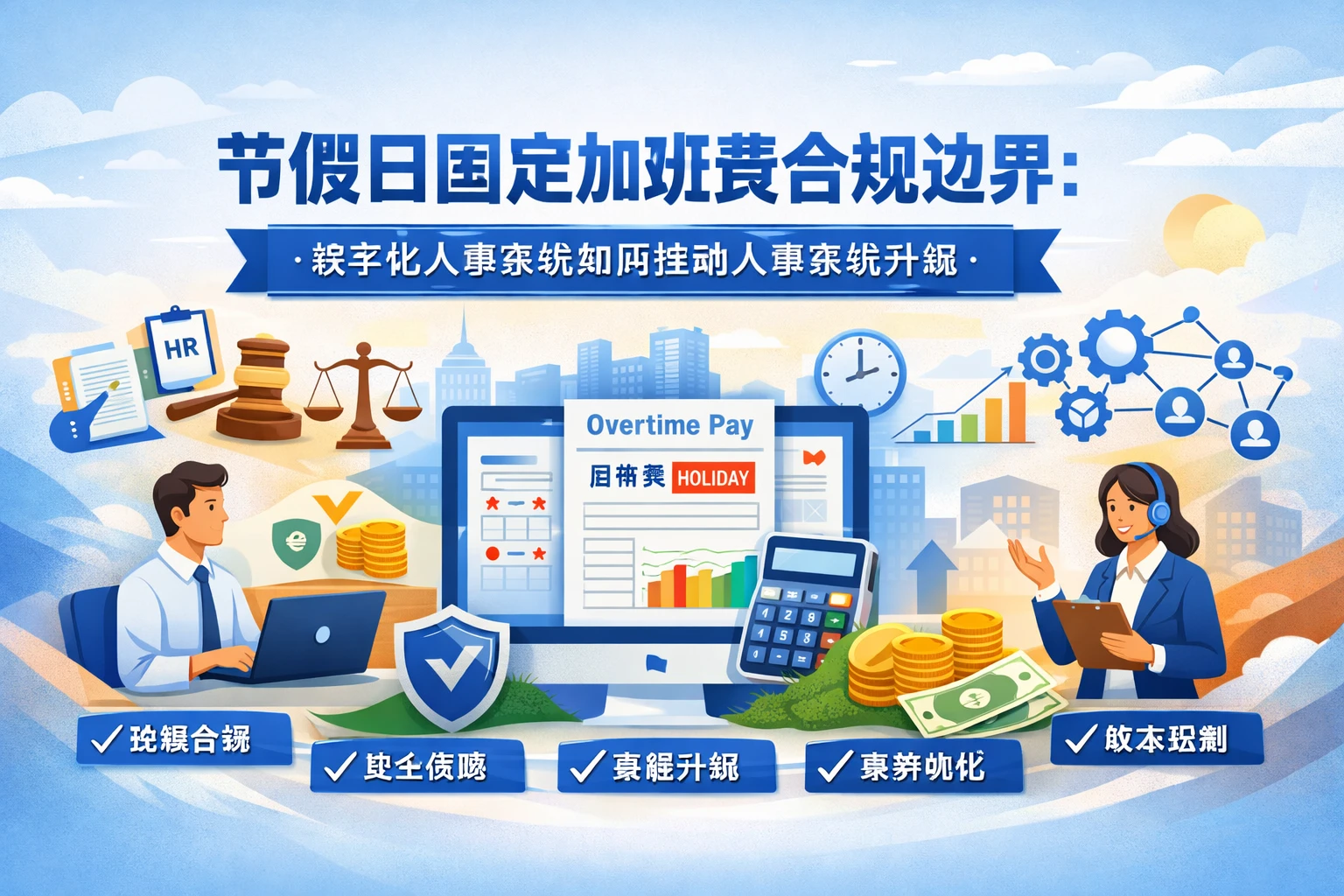 人事管理软件视角下的节假日固定加班费合规边界:数字化人事系统如何推动人事系统升级