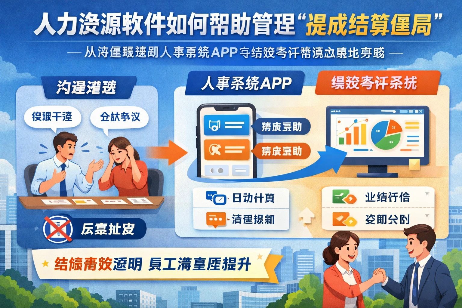 人力资源软件如何帮助管理“提成结算僵局”：从沟通难题到人事系统APP与绩效考评系统的落地实践