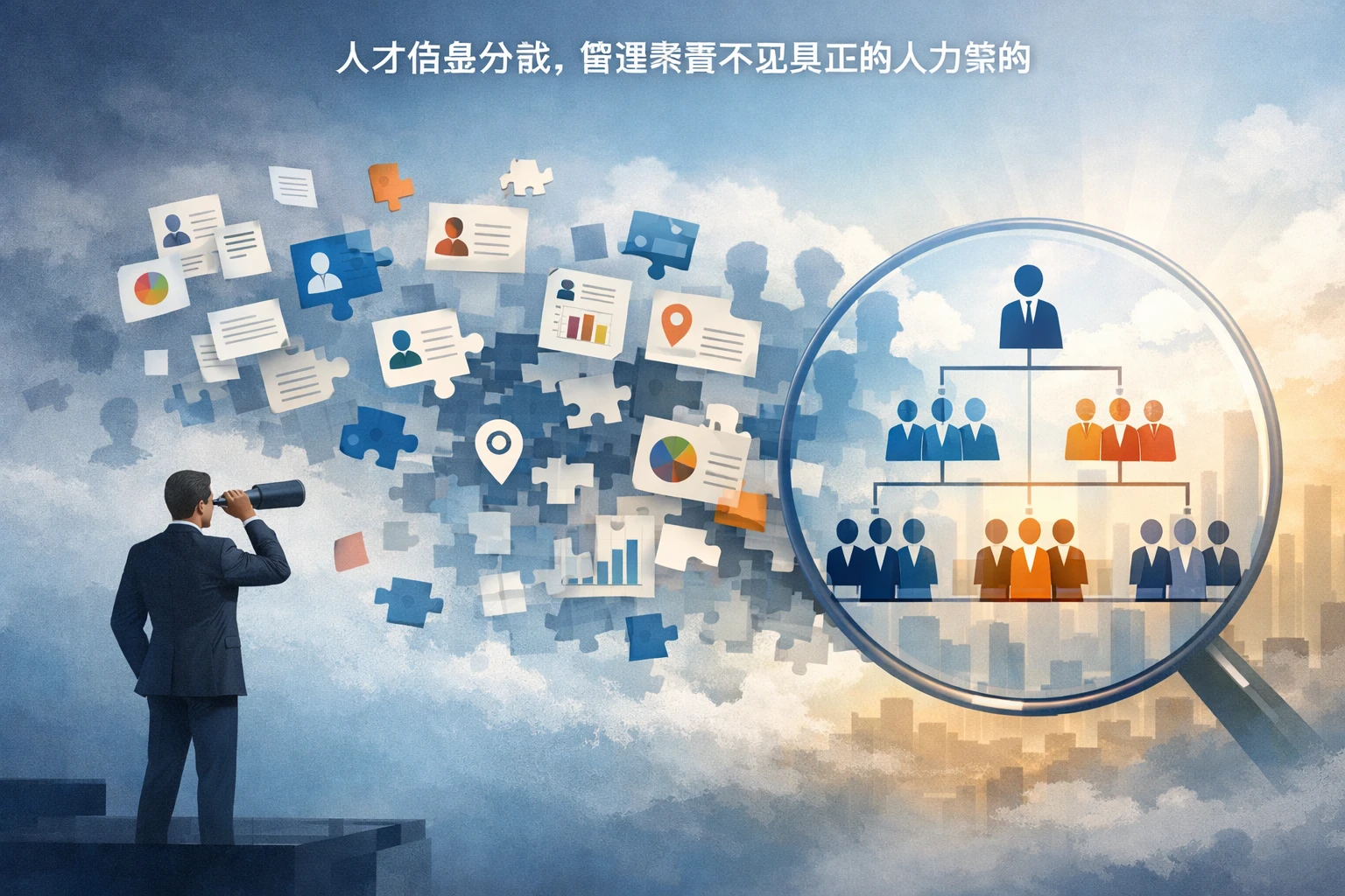 人才信息分散，管理者看不见真正的人力结构