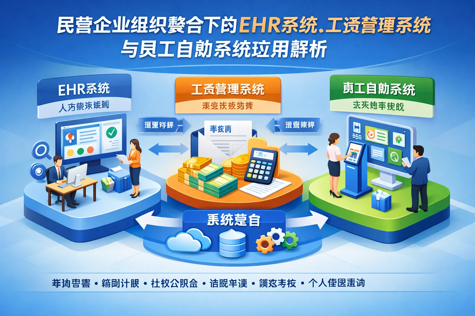 民营企业组织整合下的ehr系统、工资管理系统与员工自助系统应用解析