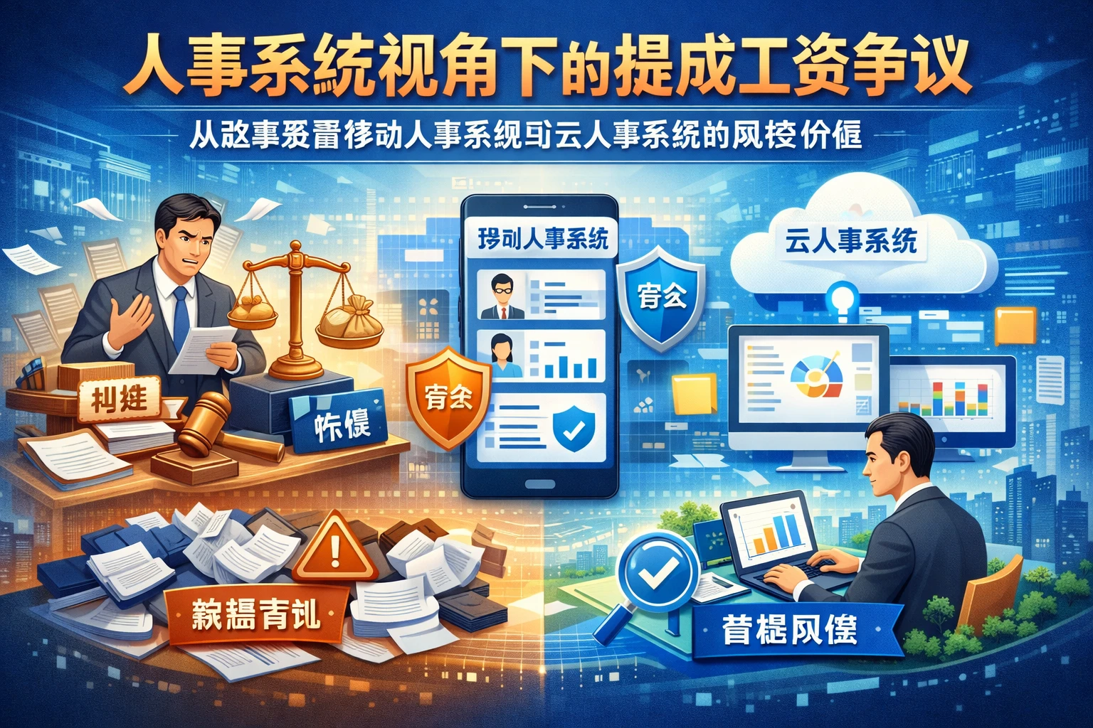 人事系统视角下的提成工资争议：从赵某案看移动人事系统与云人事系统的风控价值