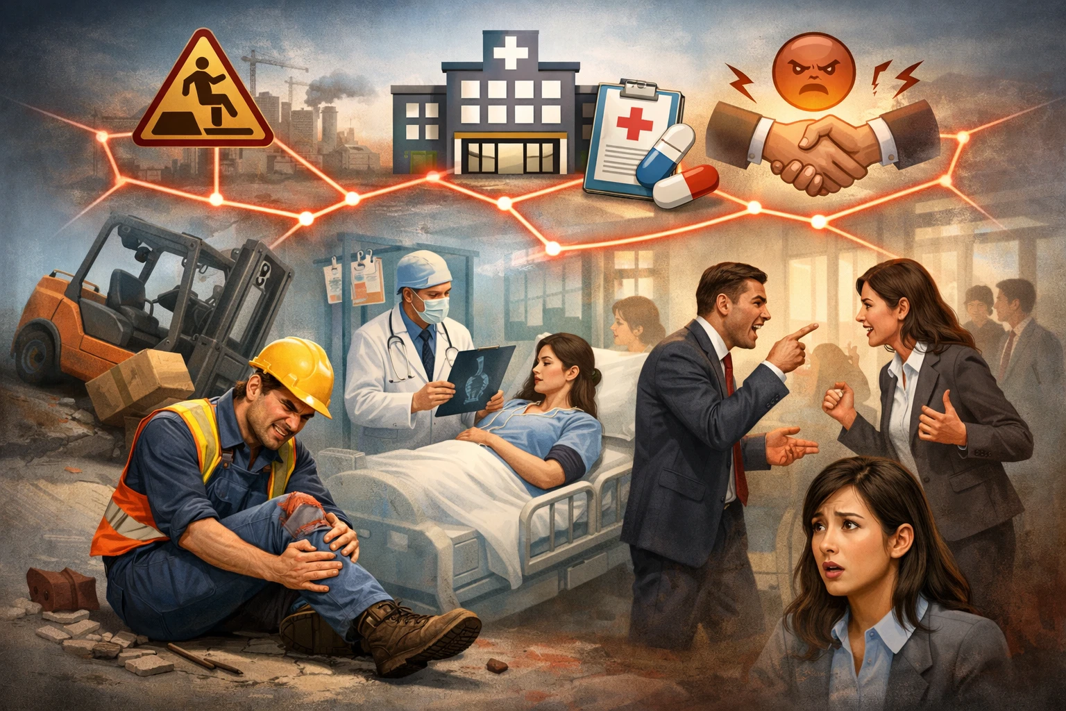 风险还会延伸到工伤、医疗待遇和员工关系层面