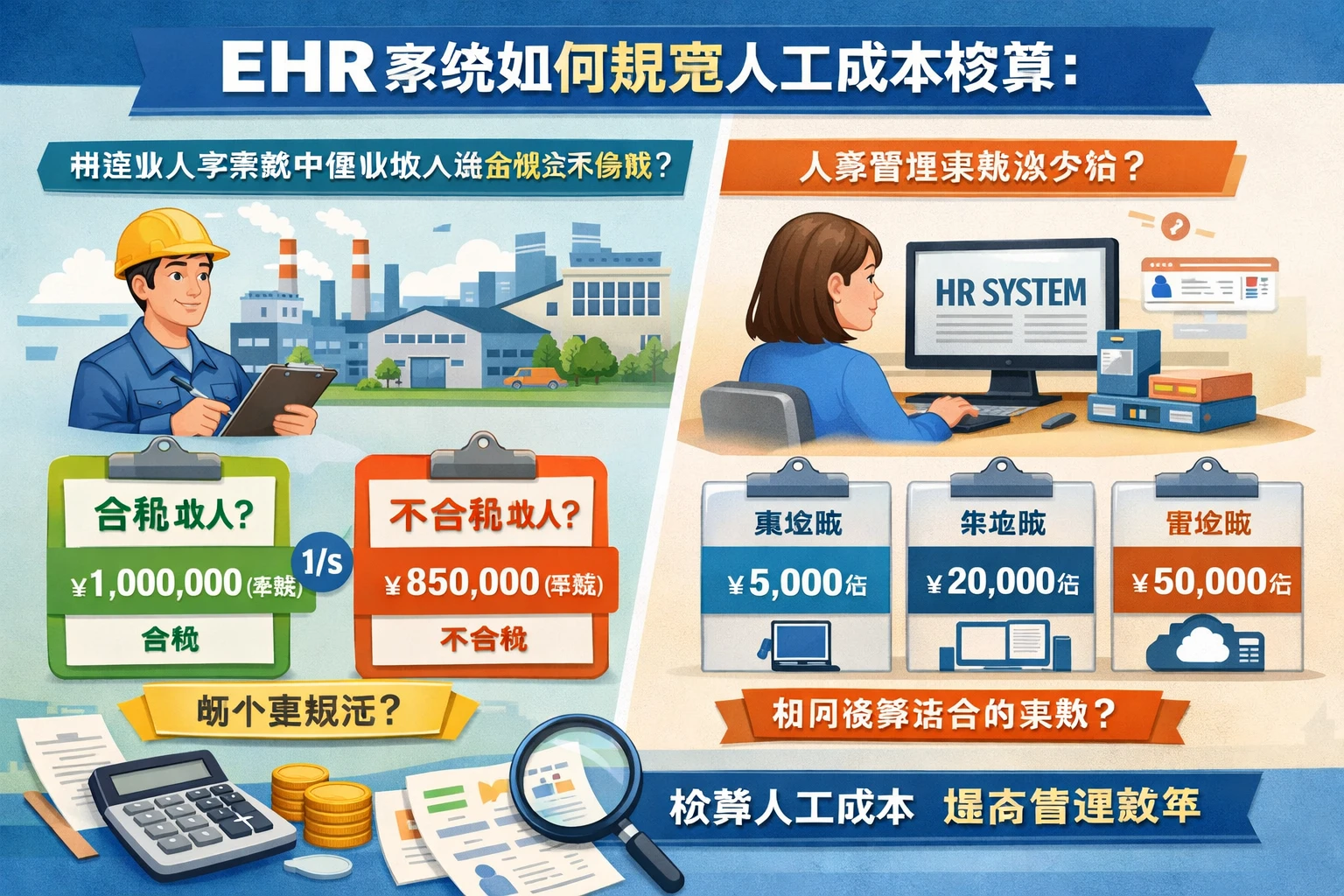 ehr系统如何规范人工成本核算：制造业人事系统中营业收入按含税还是不含税，人事管理系统多少钱