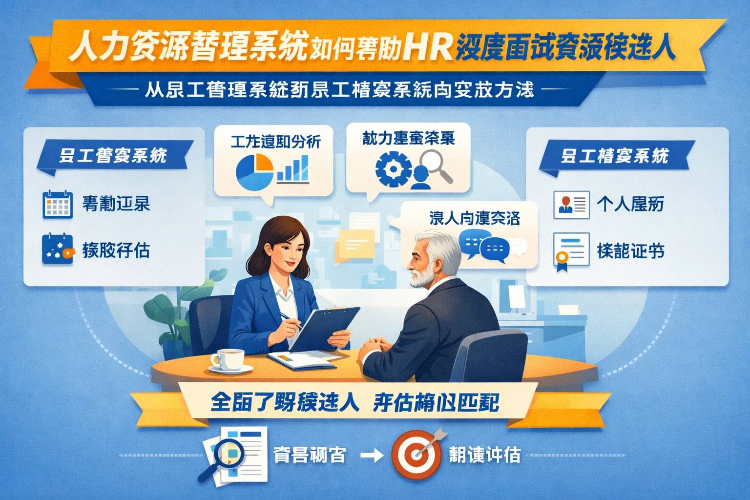 人力资源管理系统如何帮助HR深度面试资深候选人：从员工管理系统到员工档案系统的实战方法